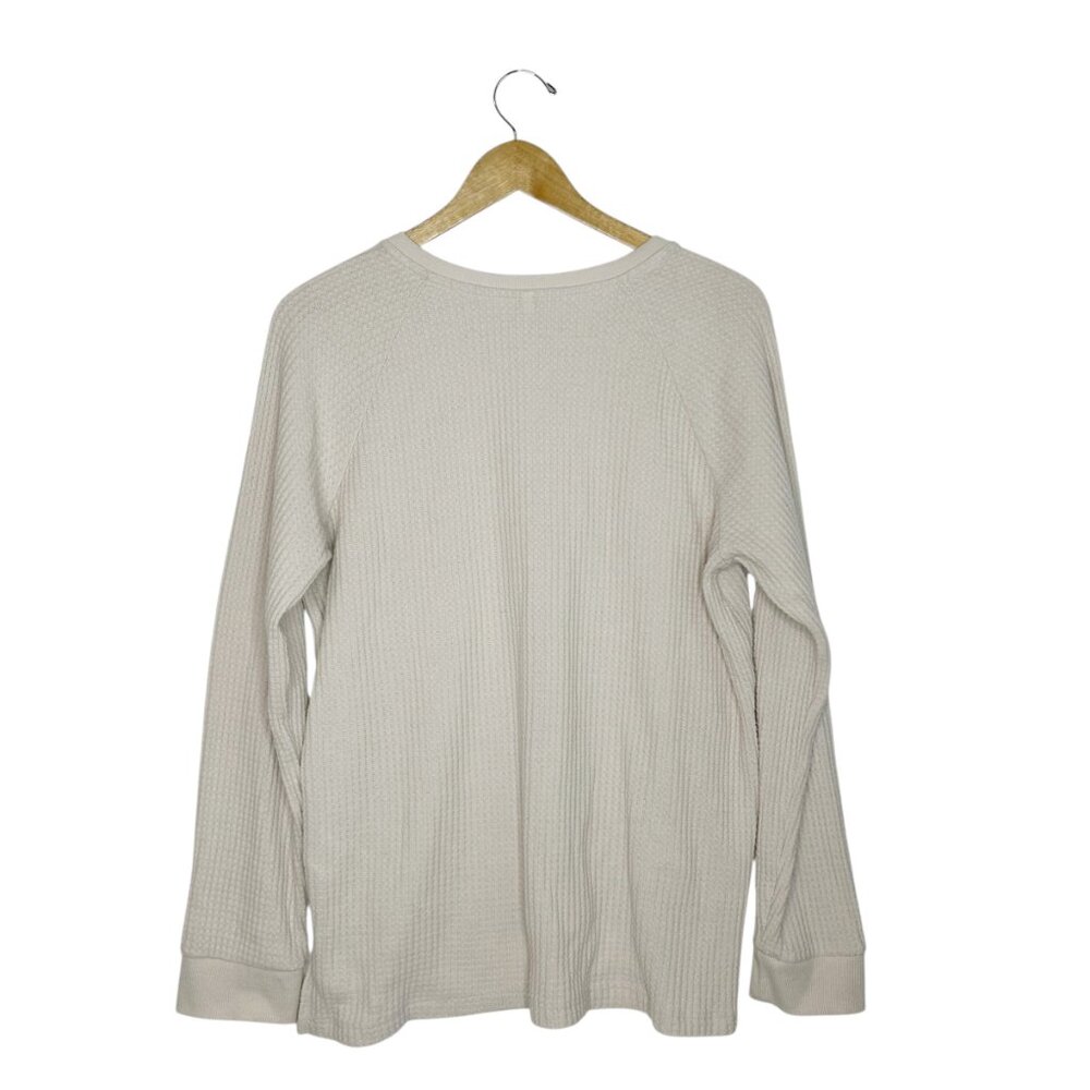 Z SUPPLY Thermal Waffle Long Sleeve Henley - Picture 4 of 7